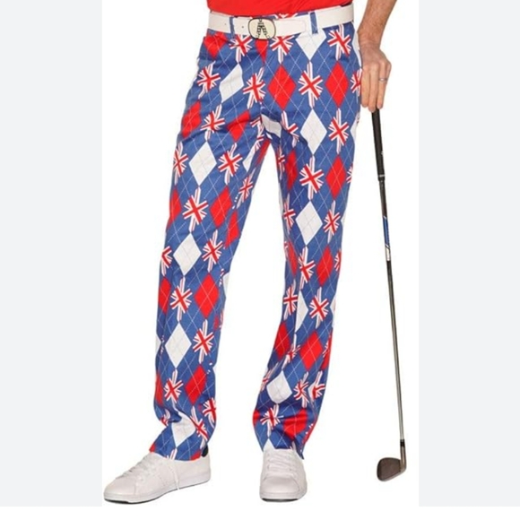 Royal Awesome Trew Brit Golf Pants Sz.38x32 - Picture 2 of 8